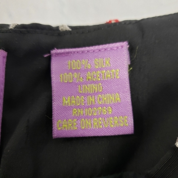 VTG CJ Laing Silk Embroidered Party Dress Pants EU - Picture 8 of 15